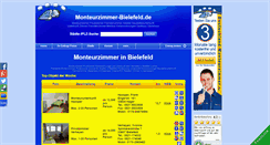Desktop Screenshot of monteurzimmer-bielefeld.de