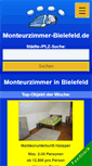 Mobile Screenshot of monteurzimmer-bielefeld.de